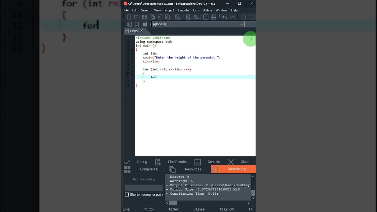 Pyramid Pattern Printing In C shorts Mindovermetal English pyramid-pattern-printing-in-c-shorts-mindovermetal-english