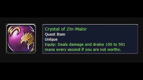 Crystal of Zin-Malor - Seduction Warlocks Beware!