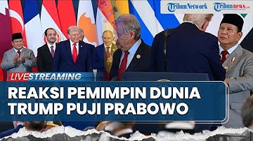 🔴Reaksi Pemimpin Dunia saat Trump Puji Prabowo di KTT Gaza, RI 1 Siap Kirim 20 Ribu TNI ke Gaza