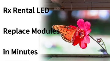 How to Swap RX Series Outdoor Rental  LED Screen Modules?