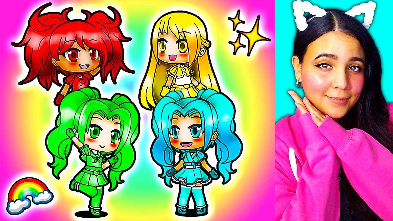 🌈✨COLORS🌈✨ Gacha Life Mini Movie Story Reaction