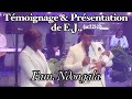 Famndg  tmoignage daristot  prsentation de bb elias jar ej l eglise cmr  anvers