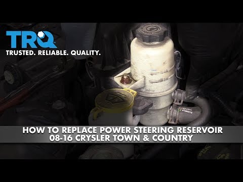 How to Replace Power Steering Reservoir 08-16 Chrysler Town & Country