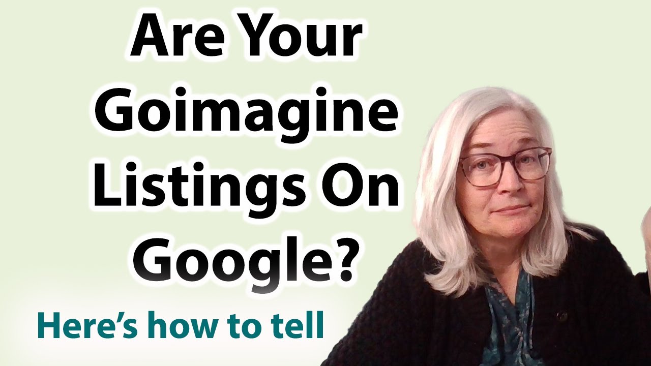Why can't you find your Goimagine listings on Google? It's complicated.