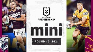 Turbo turns it on as Manly and Brisbane clash during Magic Round | Match Mini | Round 10, 2021 | NRL