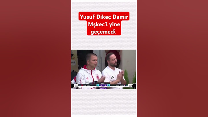 Yusuf Dikeç Damir Mikec'i yine geçemedi #yusufdikeç #damirmikec