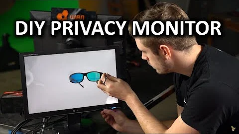 DIY Privacy Display - Recycle your monitors in a badass way
