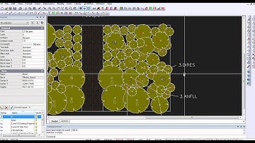 Labeling symbols in landscape drawing