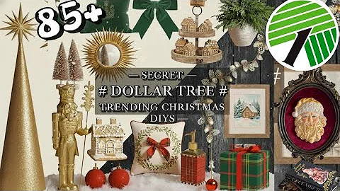 HIGH-END Dollar Tree CHRISTMAS Dupes! 85+ DIYs (Gingerbread & Luxe Looks)