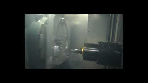 a61nx 5e - 5 axis aluminium aerostructures machining - Leading edge