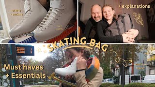 what's in my figure skating bag 2024 (essentials, must haves & explanations)