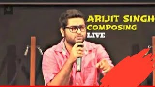 Video thumbnail of "ARIJIT SINGH COMPOSING LIVE | Zindagi Pyar Hi To Hai Yaar"