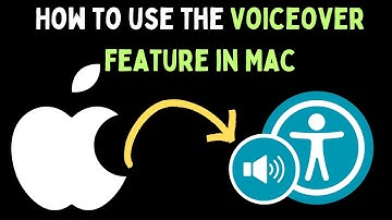 How to Use the Voiceover Feature in Mac