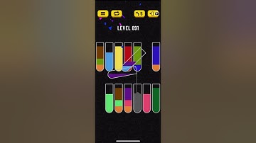 Water Sort Puzzle level 891-892