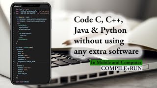 How to code in your Mobile and PC without any extra Software | Quefold screenshot 5