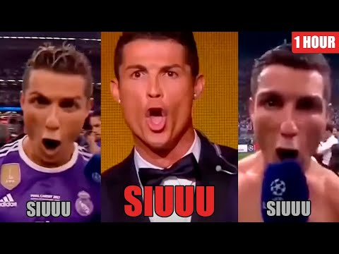 Видео: Every Single Cristiano Ronaldo Siuuu Meme Compilation (1 Hour)