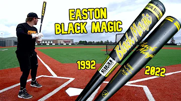 Hitting with the EASTON BLACK MAGIC (1992 vs. 2022 BBCOR) | Baseball Bat Review