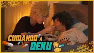 Friday night fever _💊 ¡Bakugo takes care of sick Deku! -【BNHA/ BAKUDEKU COSPLAY】
