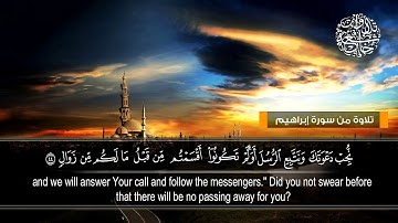 تلاوة من سورة إبراهيم | القارئ ماجد الزامل | تلاوات خاشعة HD