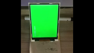 3.2 inch TFT LCD display modules testing from SKYLCD
