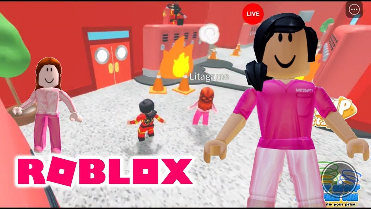 ESCAPE DO CORPO DE BOMBEIROS / Escape The Fire Station - ROBLOX - YouTube