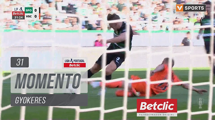 Gyokeres atira para defesa de Bruno Varela | Sporting - Vitória SC (Liga 24/25 #34)