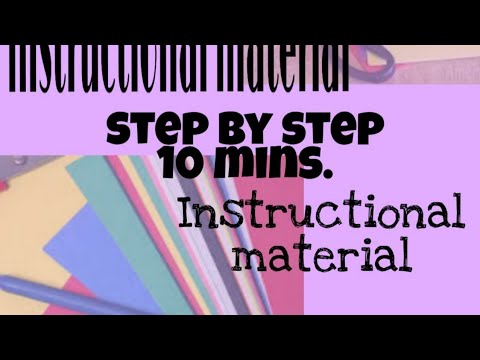 Instructional Material making simple and easy (Madaling paggawa ng Instructional material)