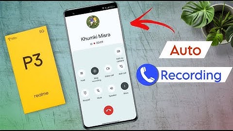 How to Enable Realme P3 Call Recording | Auto Call Recording Setting in Realme P3