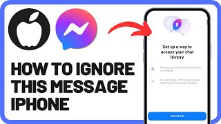 iPhone: Messenger wants to create PIN. How to ignore this | Set up a way to access your chat history