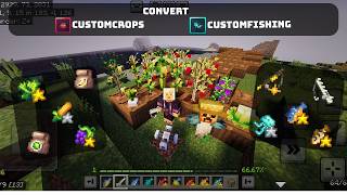 (Showcase) Convert CustomCrops + CustomFishing to MCPE(Geyser)