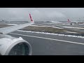 Turkish Airlines Airbus 321neo Takeoff Istanbul New Airport (LTFM) TK1591