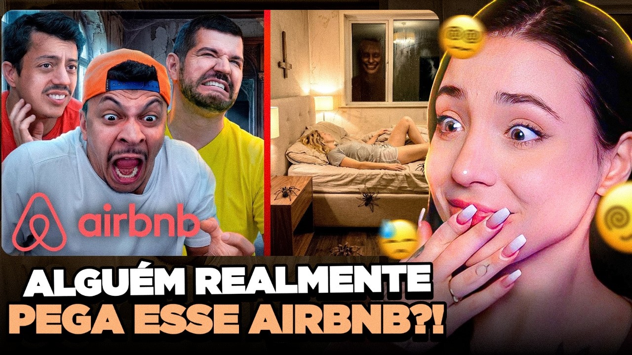 3 HUMORISTAS AVALIANDO OS PIORES AIRBNB 😱🤢 (nojento demais) ‹ Ellen reagindo ›