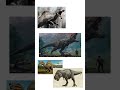 🎁 Link in description | 🎨 What inspired my T-Rex vs Spinosaurus illustration 🐲 #drawing #art
