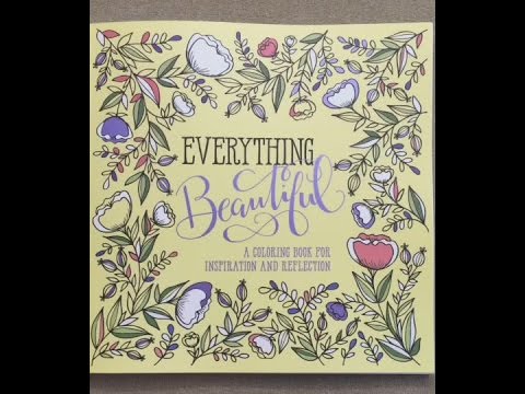 Everything Beautiful: A Coloring Book for Reflection and Inspiration flip through