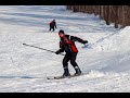 Второй день учусь на лыжах - результат на лицо (Алексеевка)
