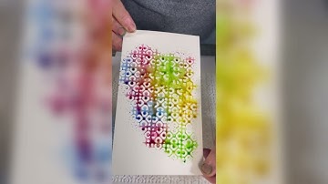 Quick Crafts - reverse stencil technique