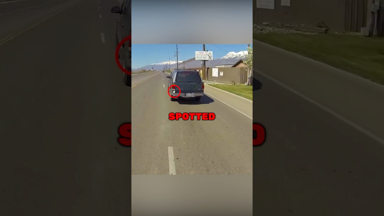 Lady Forgets Her Coffee Cup On The Bumper! 😨