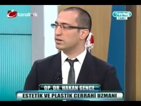 Dr. HAKAN GENCE talking about rhinoplasty. ///Burun Fonksiyonel ve Estetik Cerrahi Uygulamaları