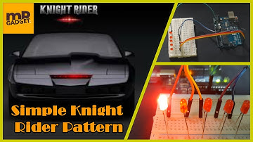 How To Make Simple Knight Rider Pattern with Arduino-Sinhala
