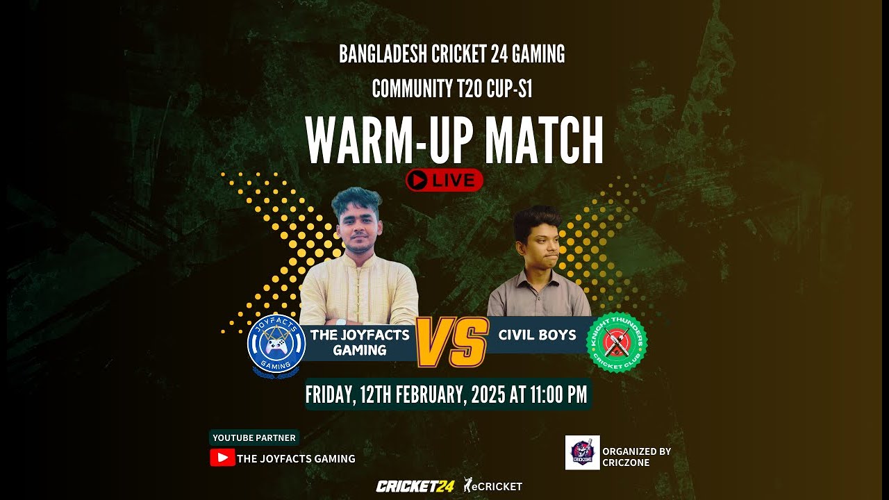 Warm Up Match 2 || Cricket24 Bangladesh Community Cricket Tournament