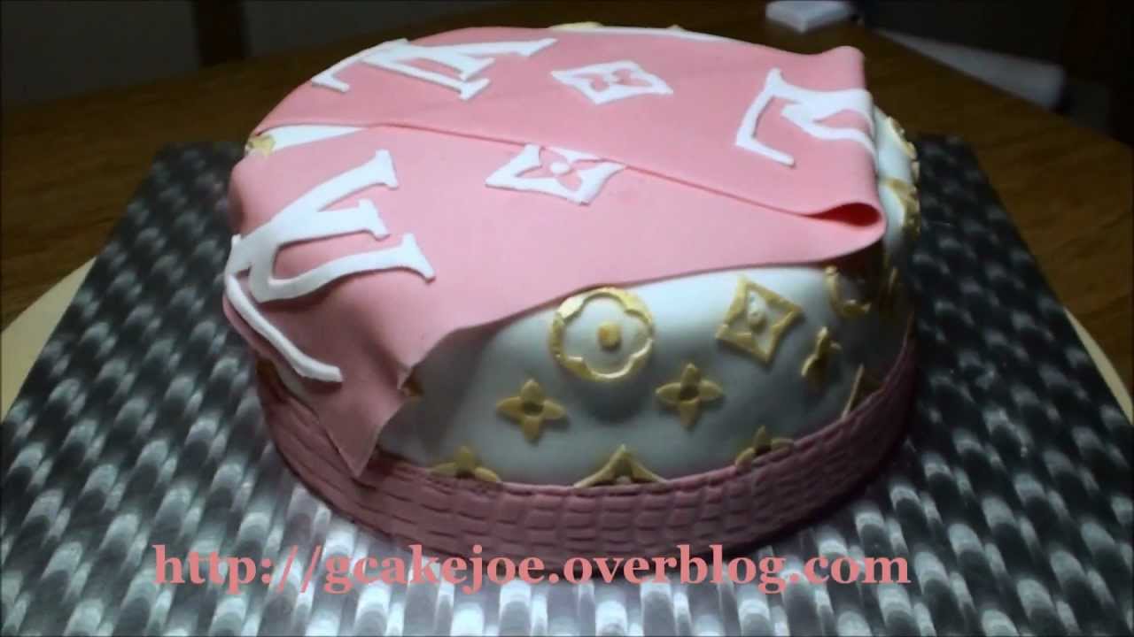 Pink LV freestyle 💓 #materialgirl #lv #lvcake #cake