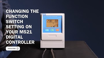 Changing the Function Switch Settings on Your M521 Digital Controller