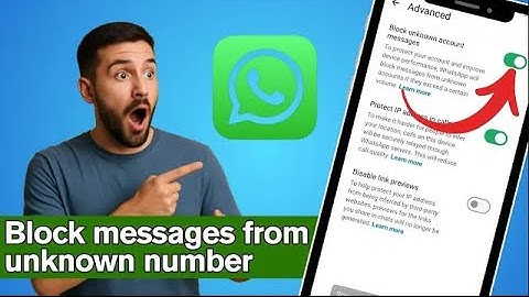 How to Block Messages from Unknown numbers on WhatsApp (2025) | Block Unwanted Messages on WhatsApp