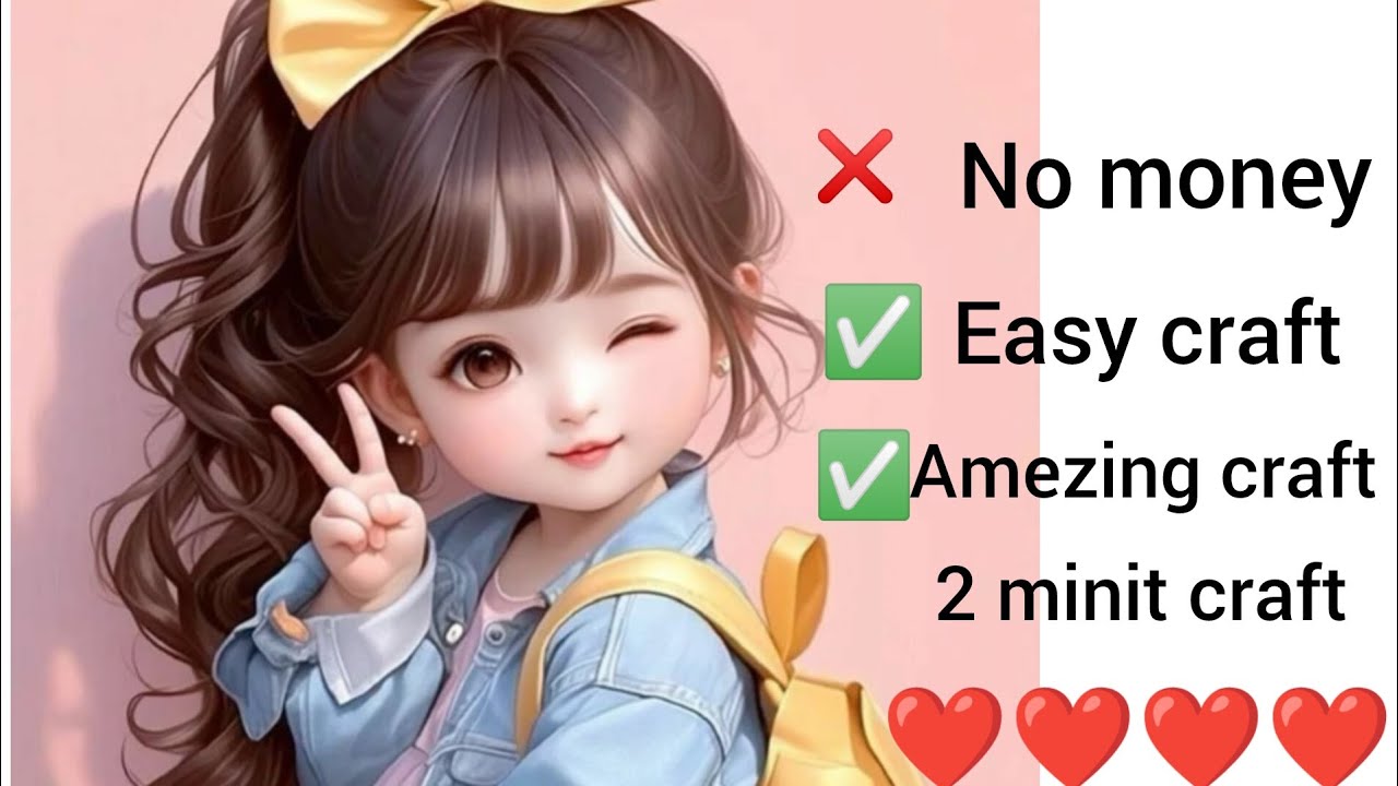 DIY Amezing and easy craft/ with weast material/ ❤️❤️