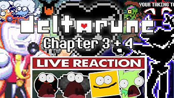Four Deltarune Maniacs Experience Chapter 3&4