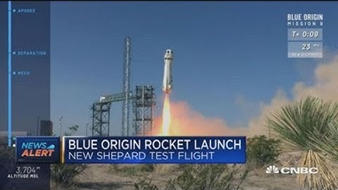 Blue Origin launches New Shepard test flight