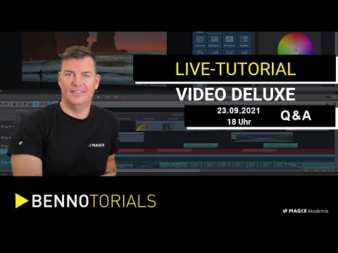 Live-BennoTorial - Video deluxe Q&A