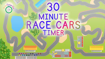 30 Minute Race Cars Timer - Kids Visual Timer