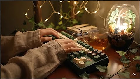Cozy ASMR Keyboard Typing for Study, Sleep & Focus