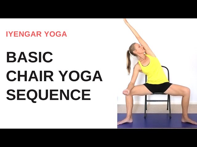 Basic chair yoga for beginners and seniors - Iyengar Yoga 